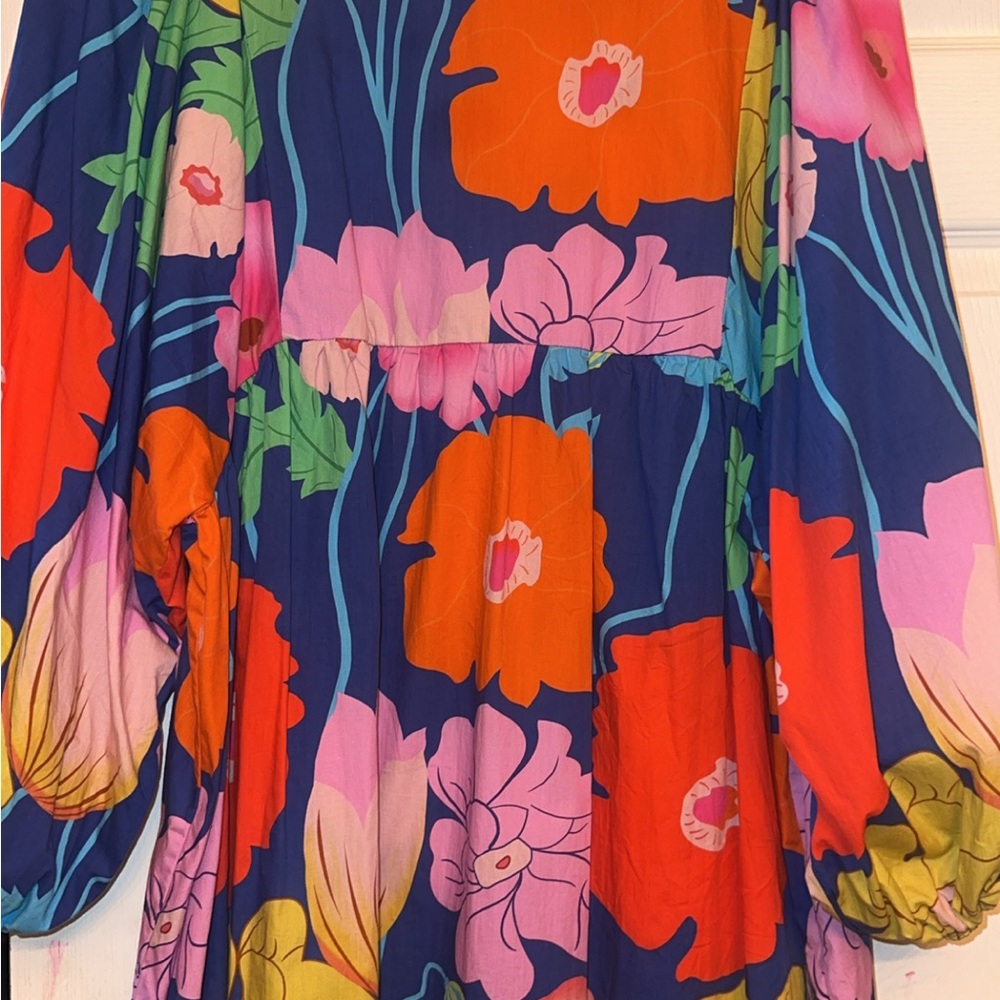 Floral 3/4 Sleeve Dress